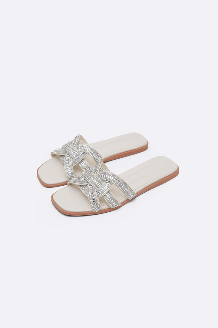 CRYSTAL STUDDED SLIDES