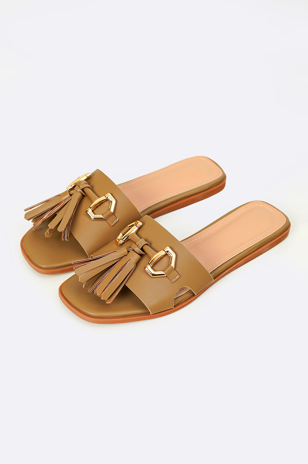TAUPE CLASSIC SUMMER SLIDES