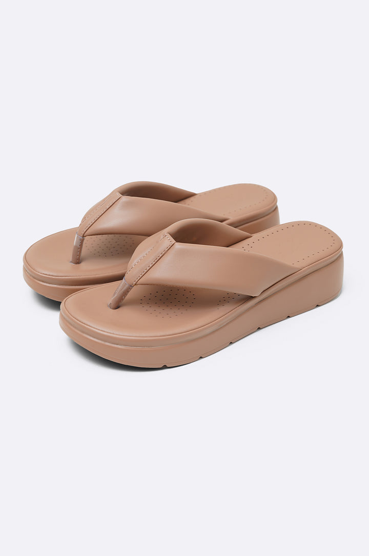 BEIGE MAMA FLIP-FLOPS