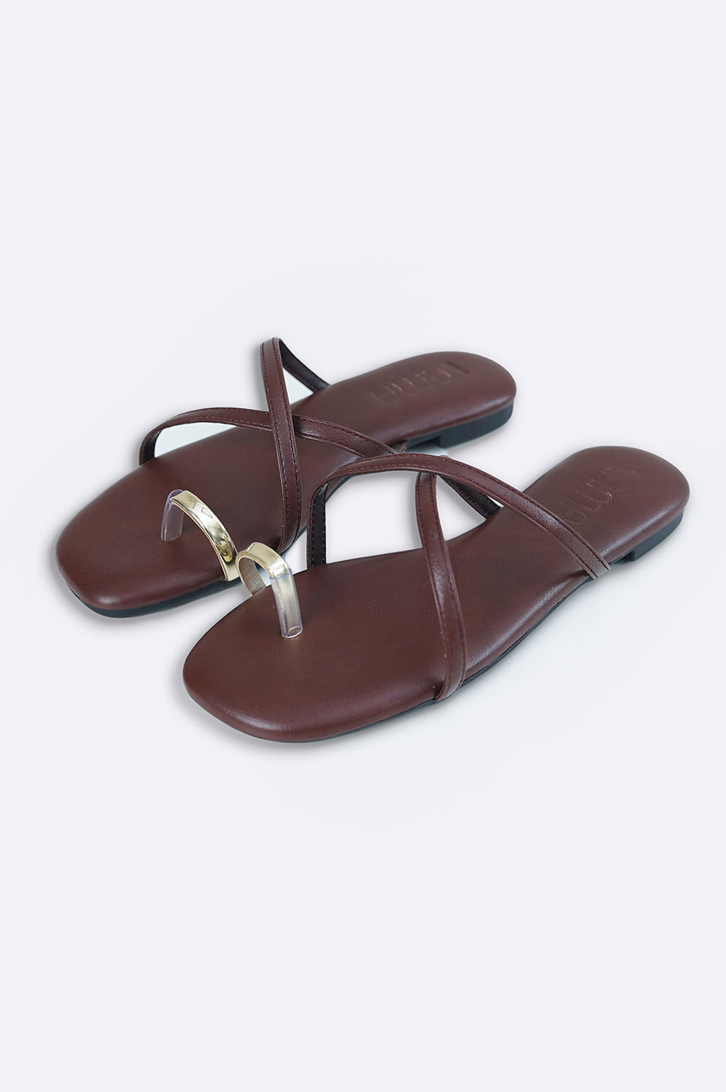 COFFEE MINIMAL TOE SLIDE