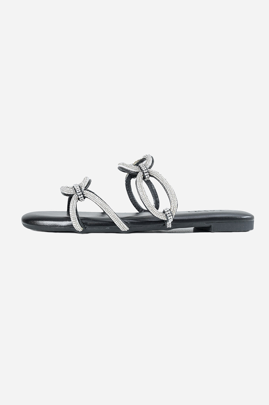 BLACK CRYSTAL CHAIN SLIDE