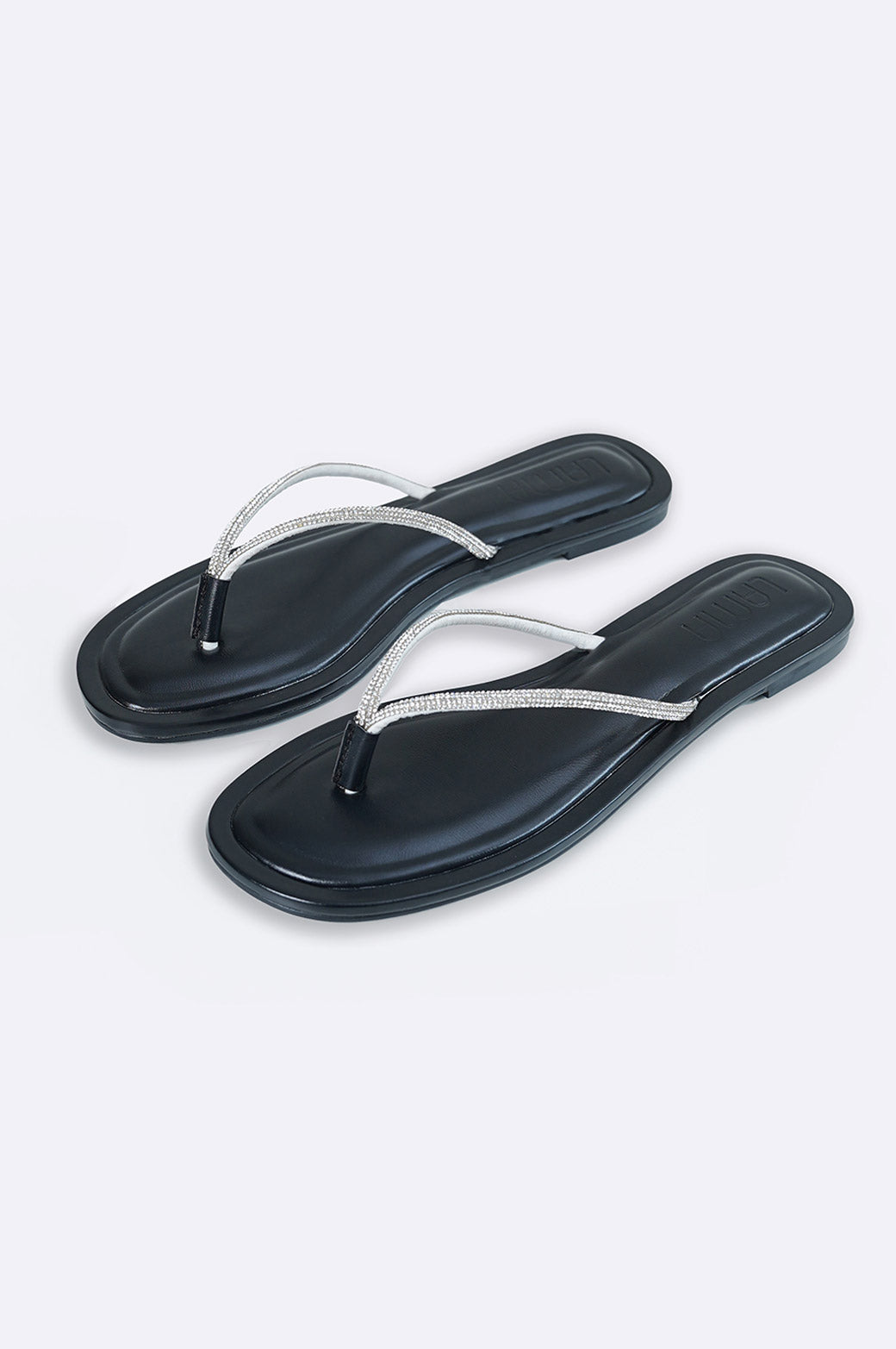 BLACK FESTIVE FLIP-FLOP