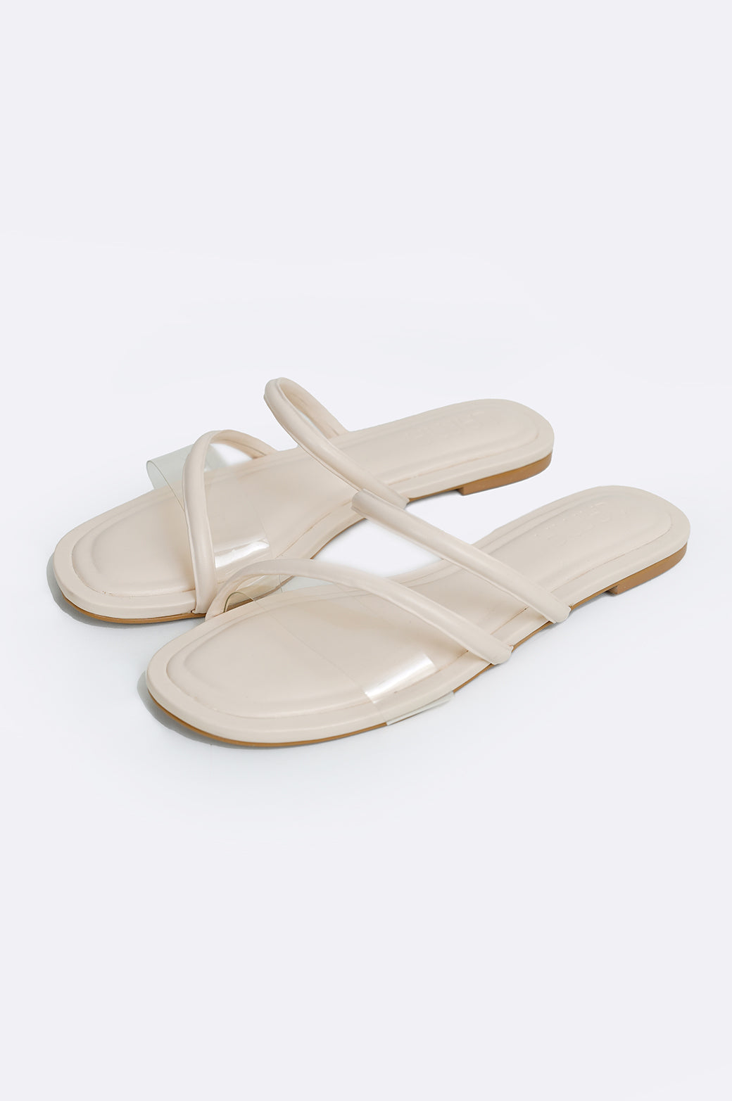 WHITE COMFY DAY SLIDES