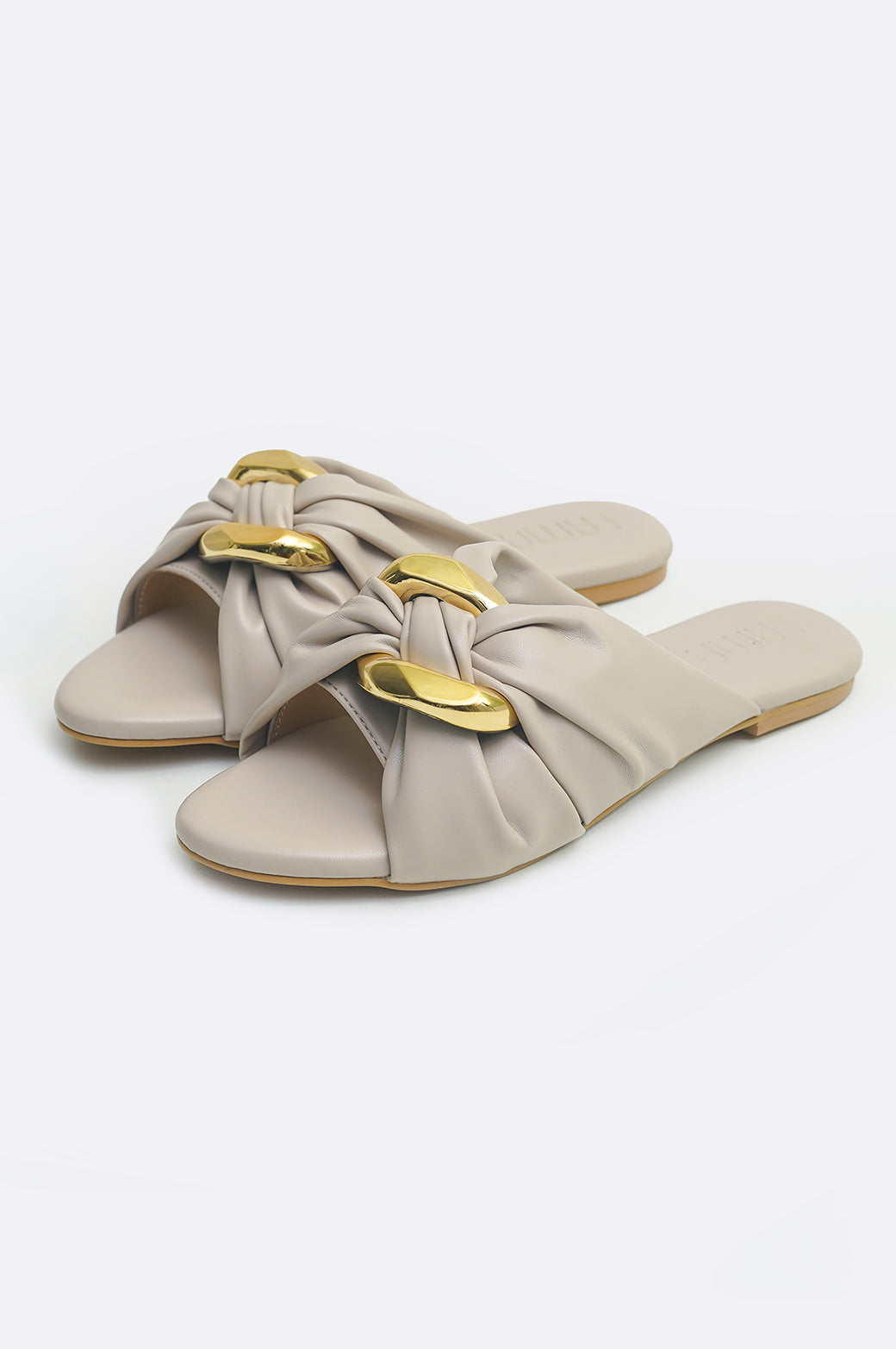 BEIGE EVENING SLIDES