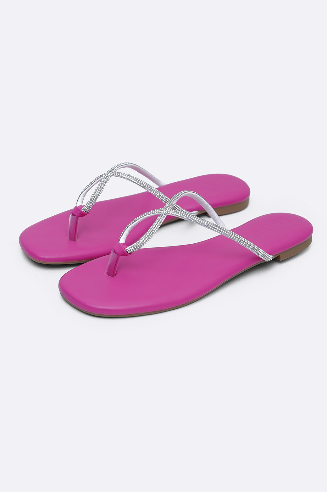 HOT PINK SIA SLIDES