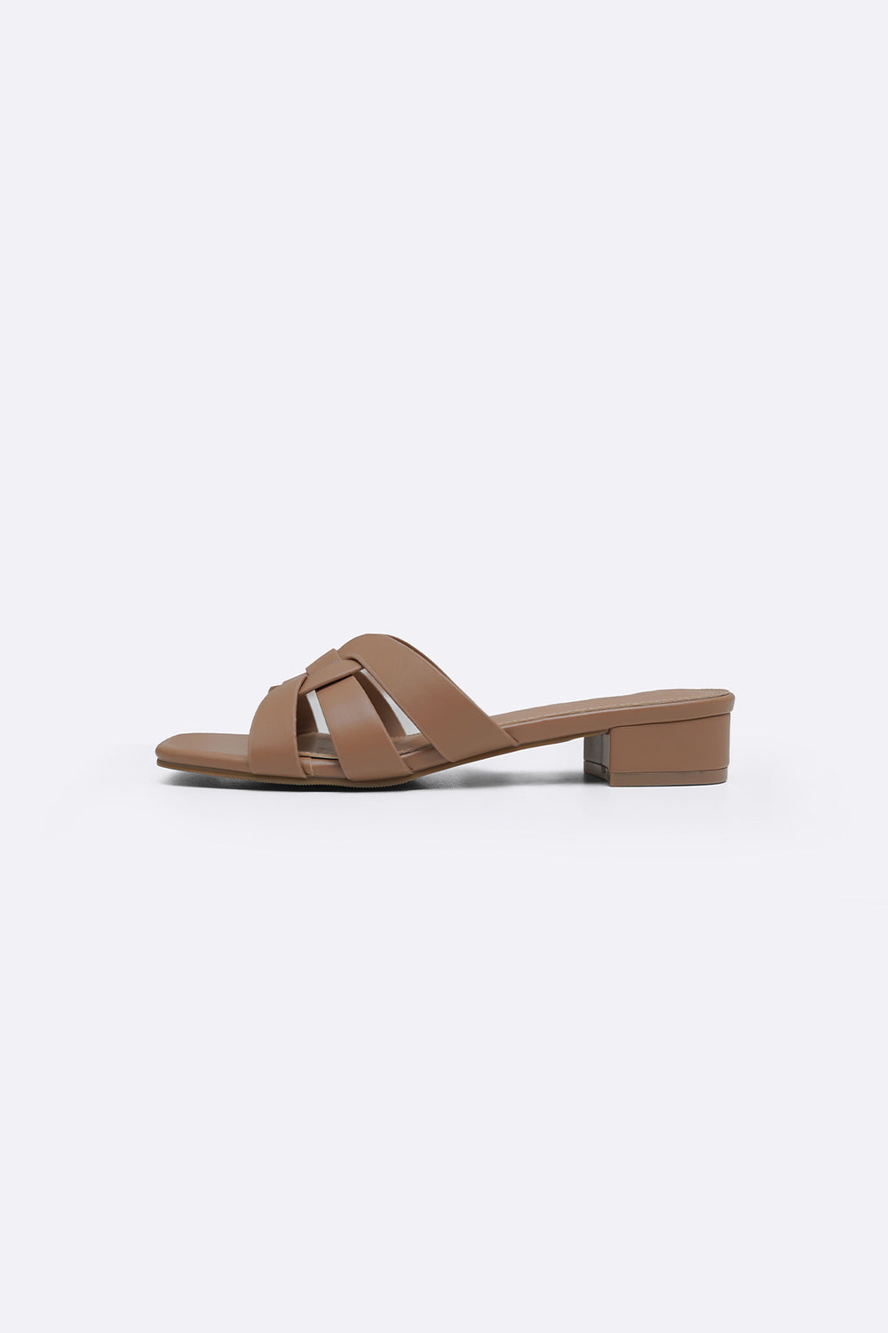 TAUPE VENICE BLOCK HEEL