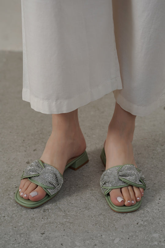 MINT GREEN ZUMA BLOCK HEEL