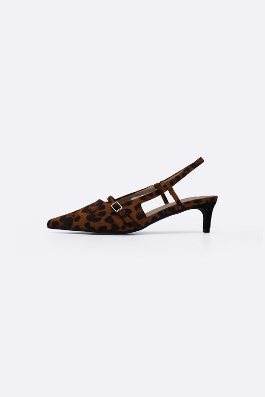 LEOPARD ARIZONA MINI HEELS