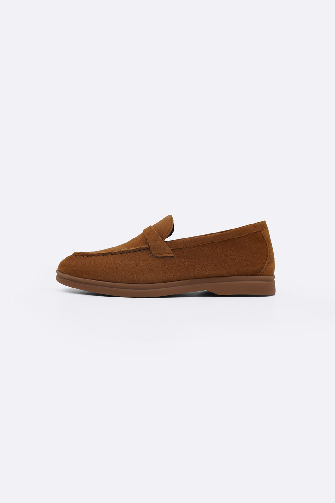 CARAMEL PALM & PEBBLE LEATHER LOAFERS