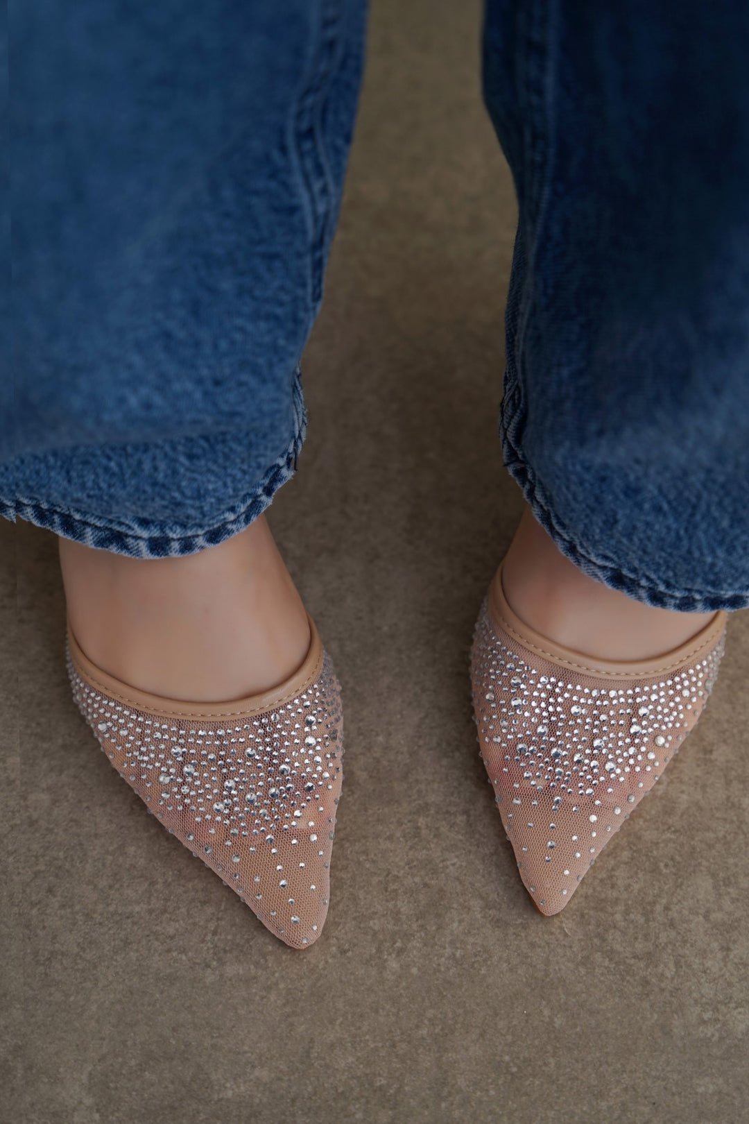 NUDE NIGHT-OUT HEELS