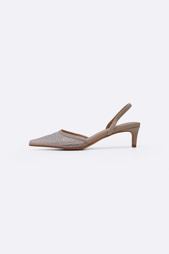 NUDE NIGHT-OUT HEELS