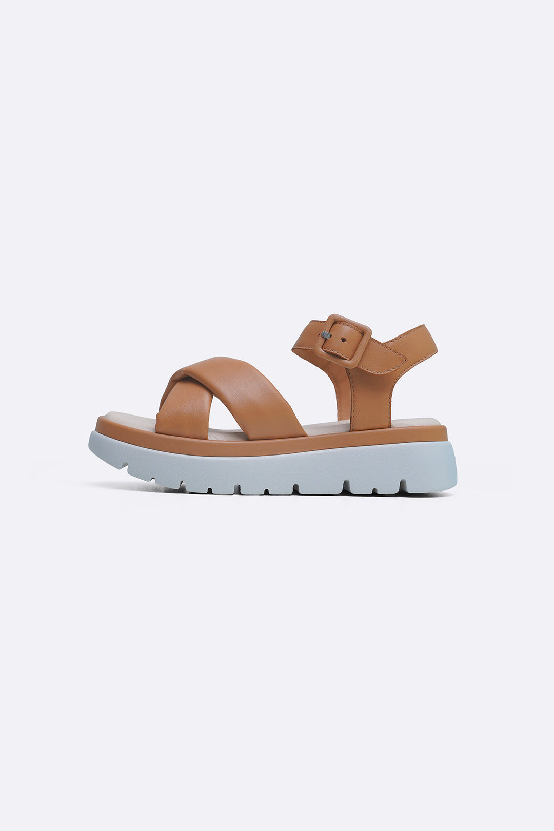 TAN SOFT LEATHER MAMA SANDALS
