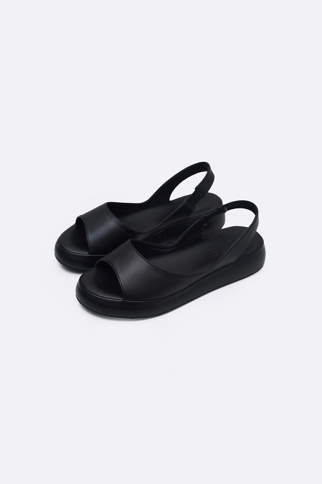 BLACK LIGHTWEIGHT MAMA SLINGBACKS