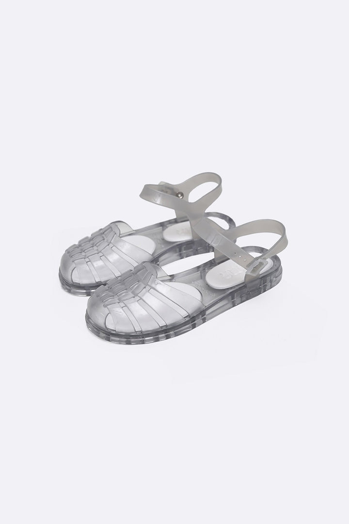 WHITE 90'S JELLY SANDALS