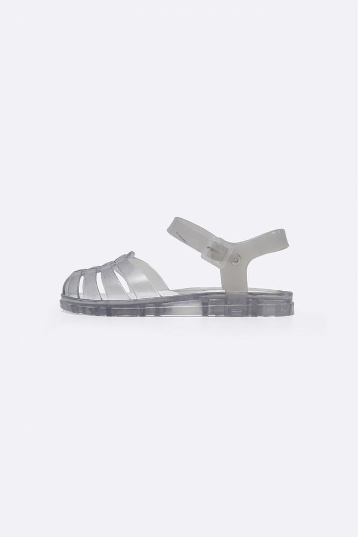 WHITE 90'S JELLY SANDALS