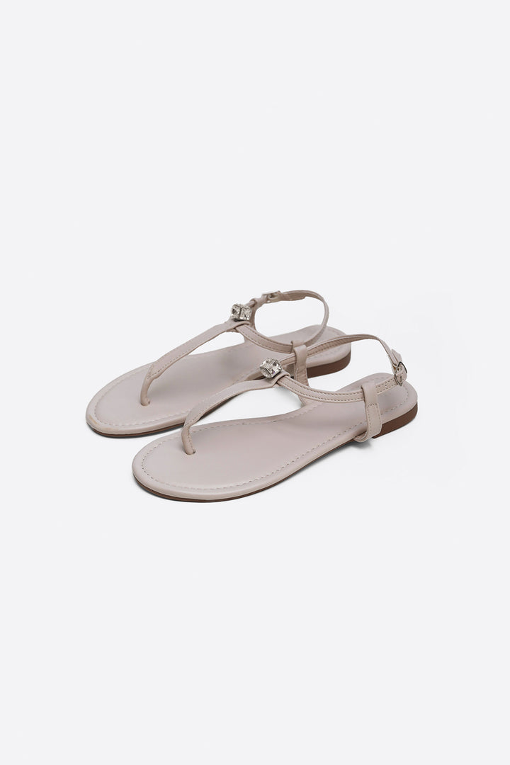 SANDALS WITH CUBE STUD