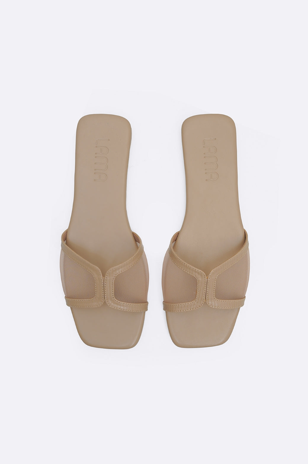 BEIGE SEVILLE NET SLIDES