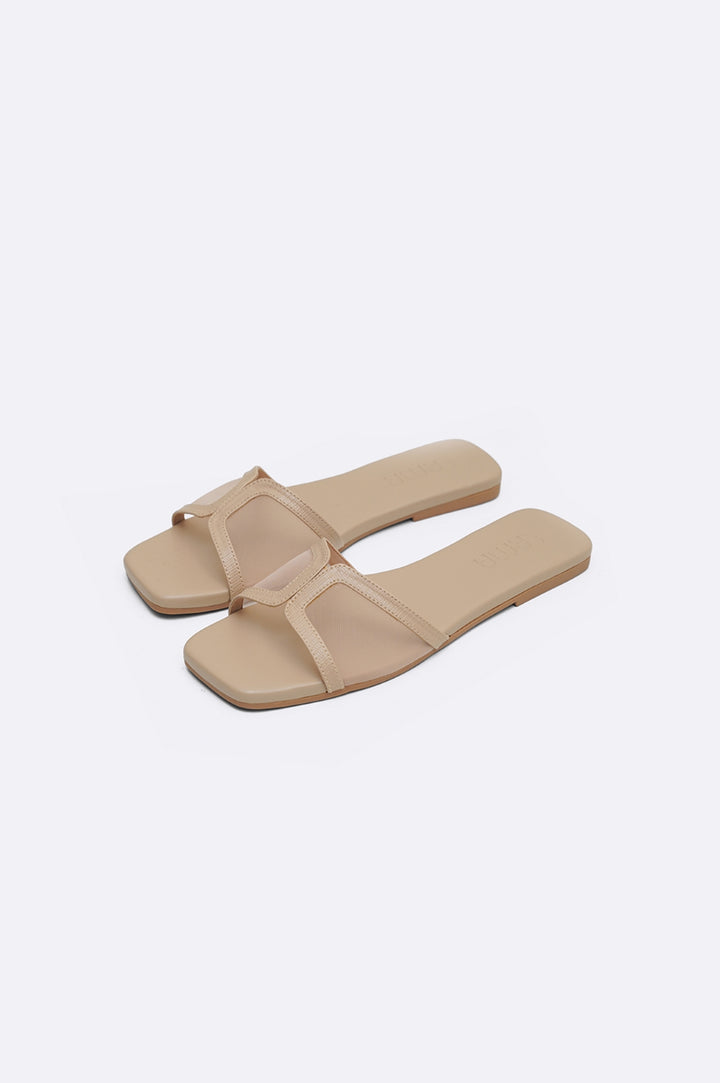 BEIGE SEVILLE NET SLIDES