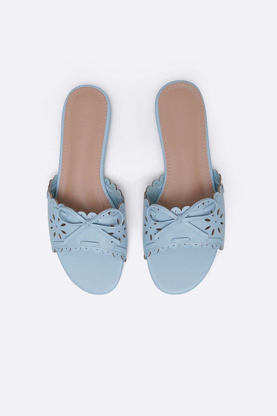 BABY BLUE SUMMER IN FLORENCE SLIDES