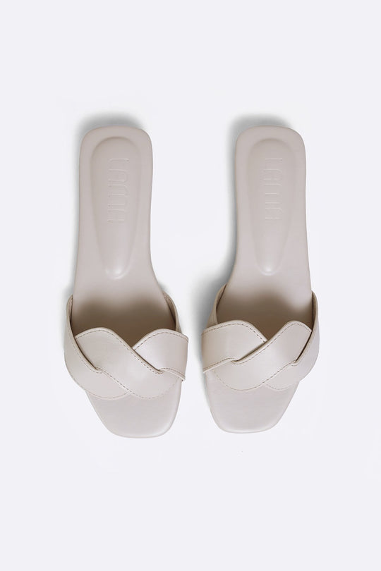 OFF WHITE TRENTO STITCH SLIDES
