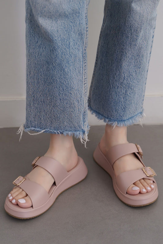 DIRTY PINK WIDTH ADJUSTABLE MAMA SLIDES