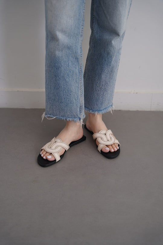 OFF WHITE BOULEVARD SLIDES