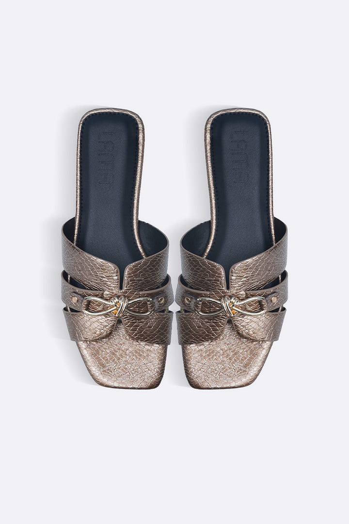 GOLD PATENT TEXTURED SLIDES