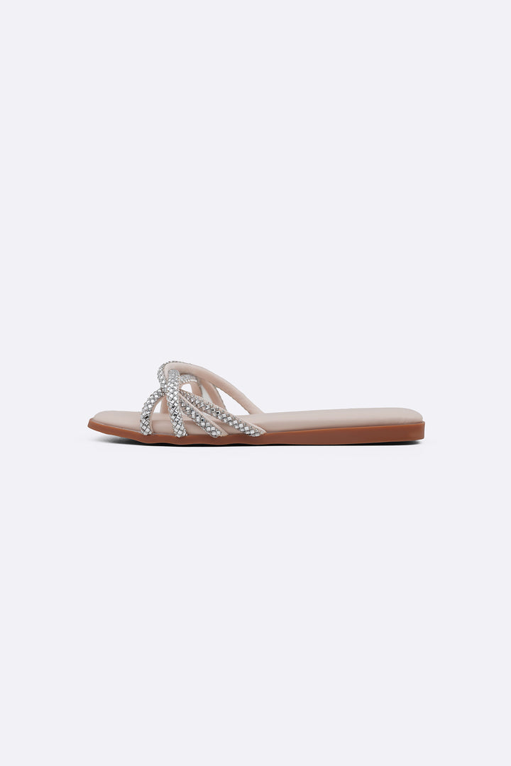 NUDE GAIA ROPE SLIDES