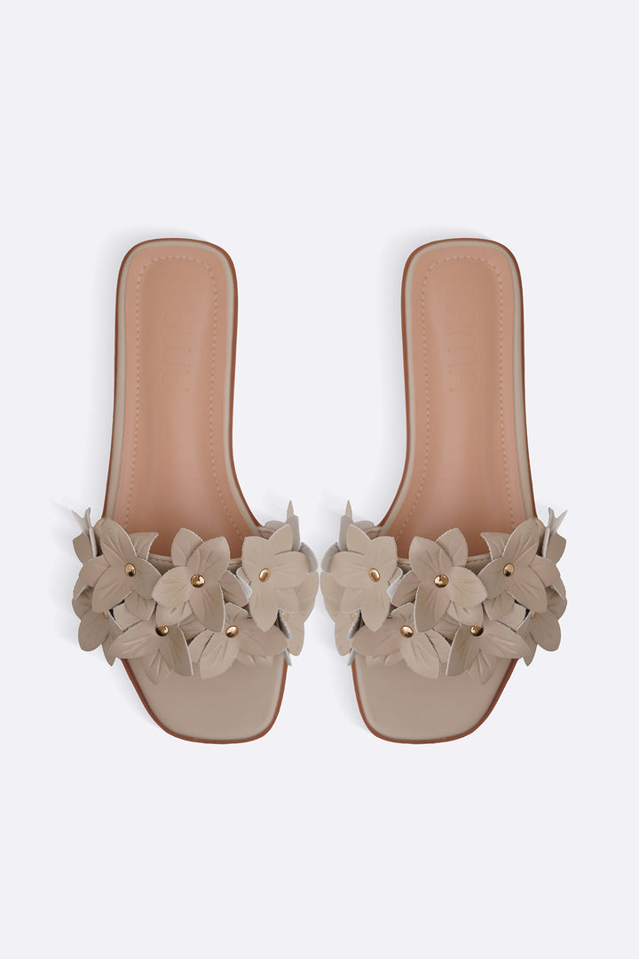 BEIGE EVERYDAY DAISY SLIDES