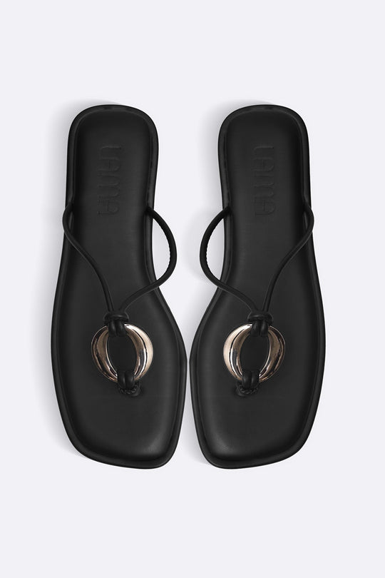 BLACK SUMMER GETAWAY SLIDES