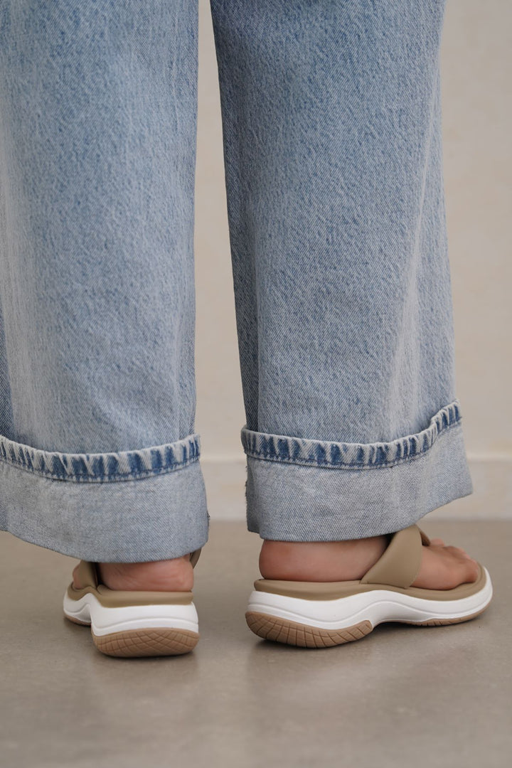 OLIVE MARSMALLOW MAMA FLIP FLOPS