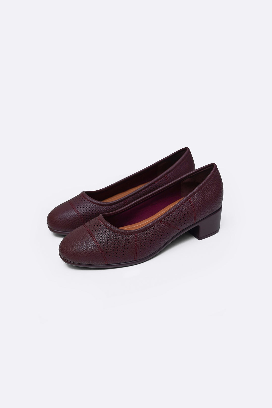 MAROON MAMA WALKING HEELS