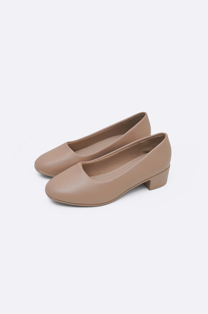 KHAKI MAMA WALKING HEELS