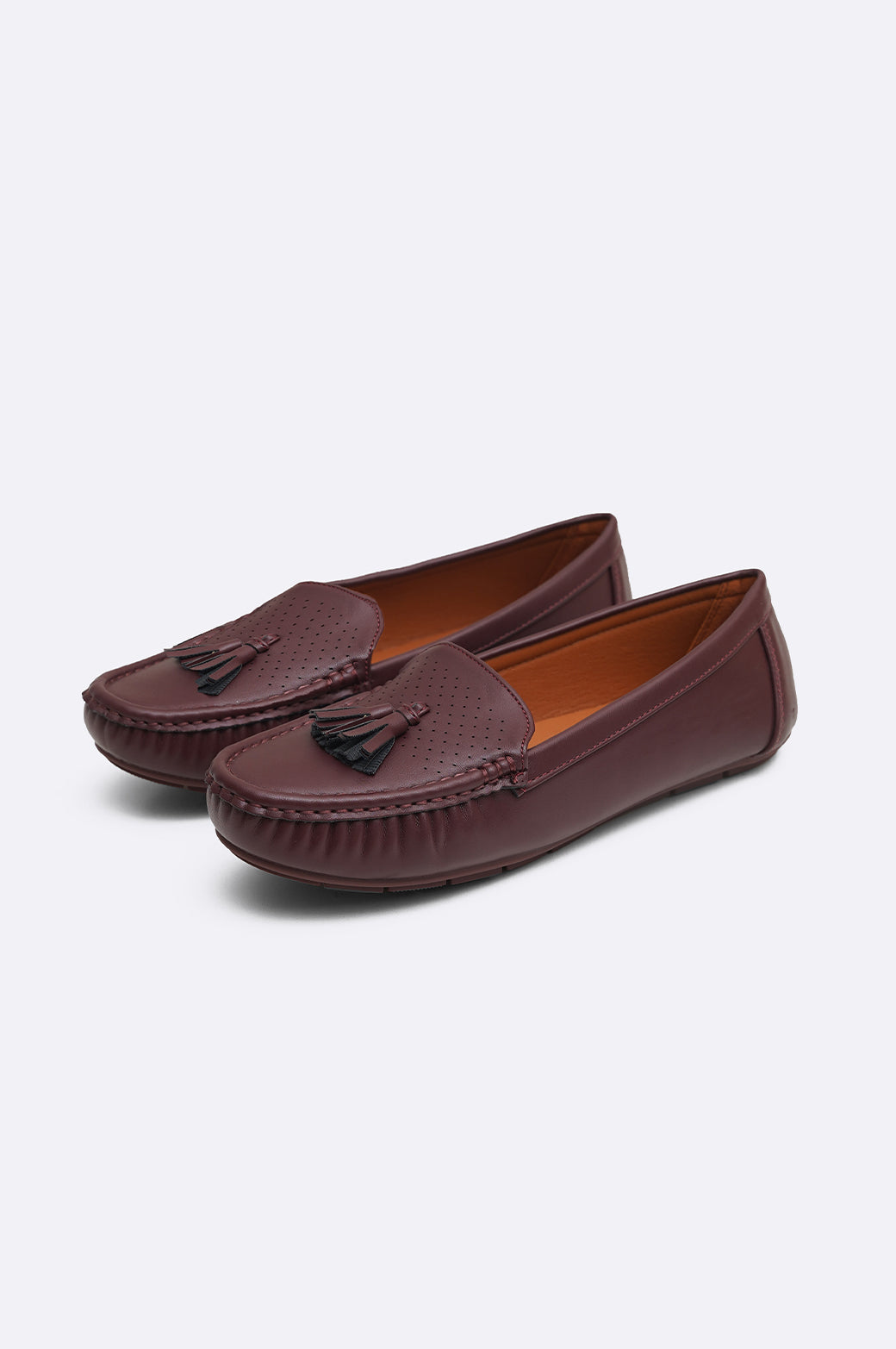 WINE MAMA TASSEL MOCCASINS