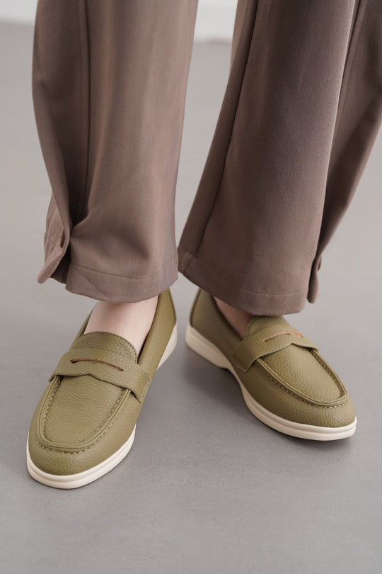 GREEN CLOUD MAMA LOAFERS