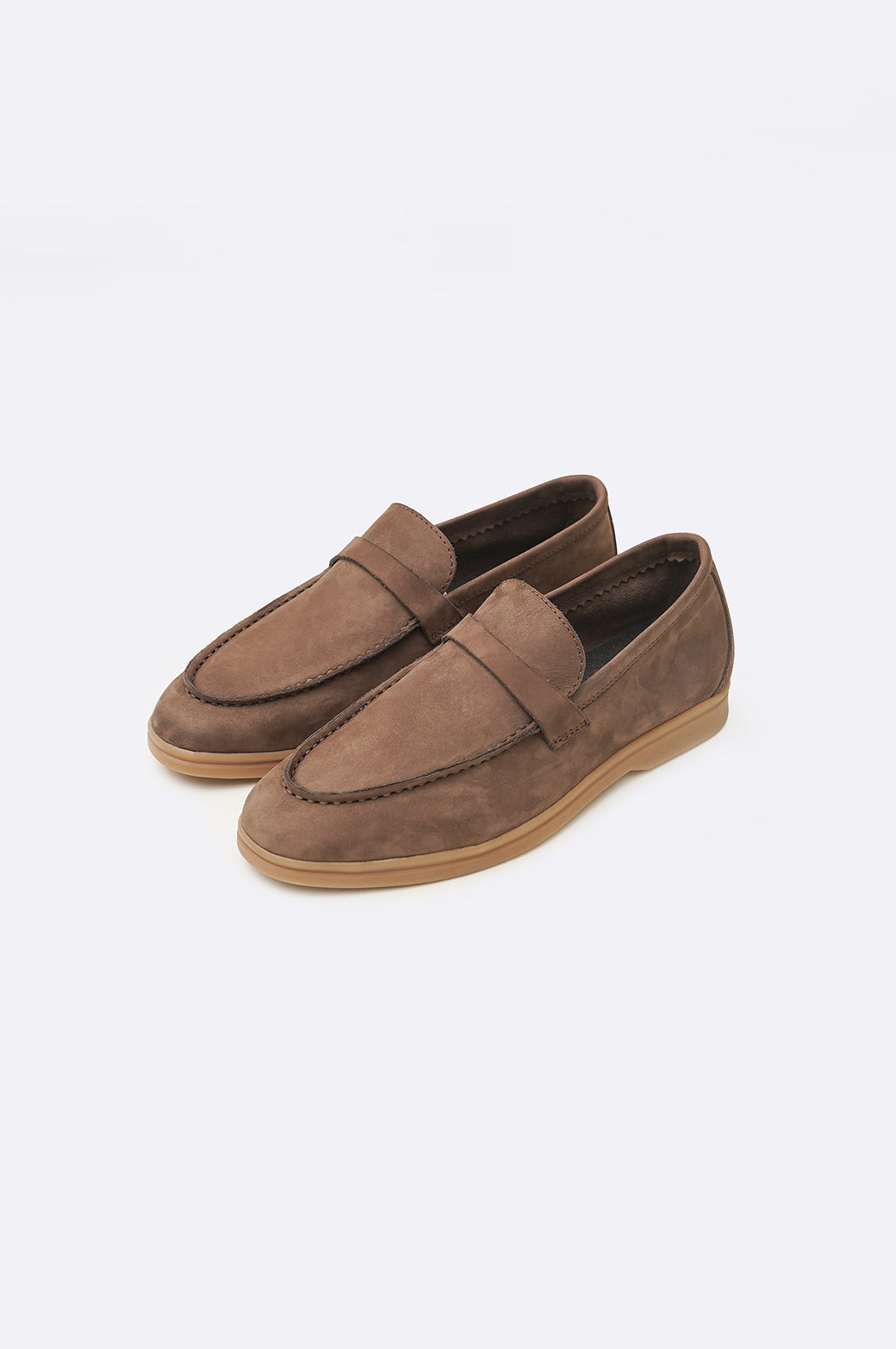 CHOCOLATE CLASSIC LEATHER LOAFERS