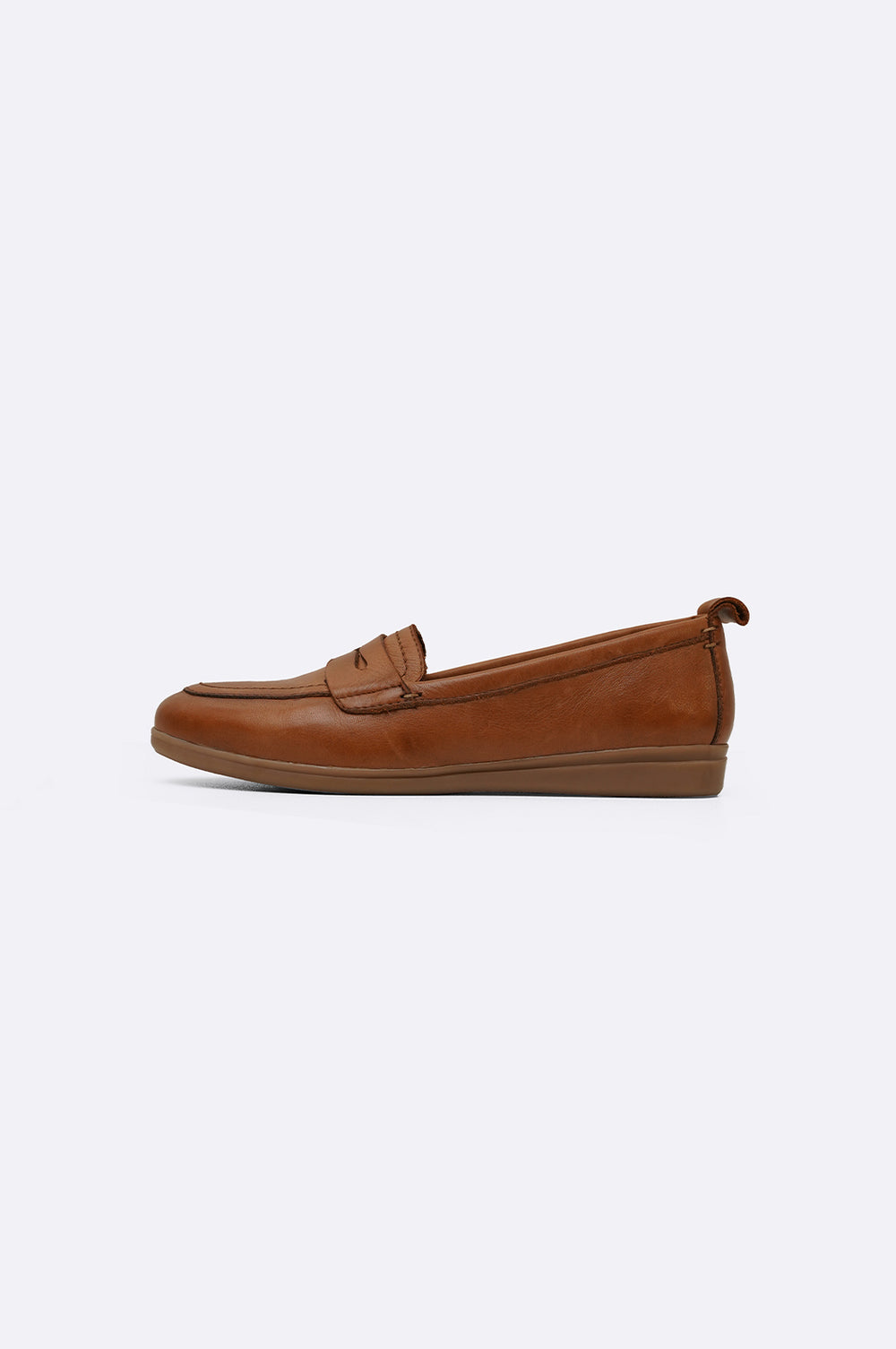 TAN LEATHER MAMA LOAFERS