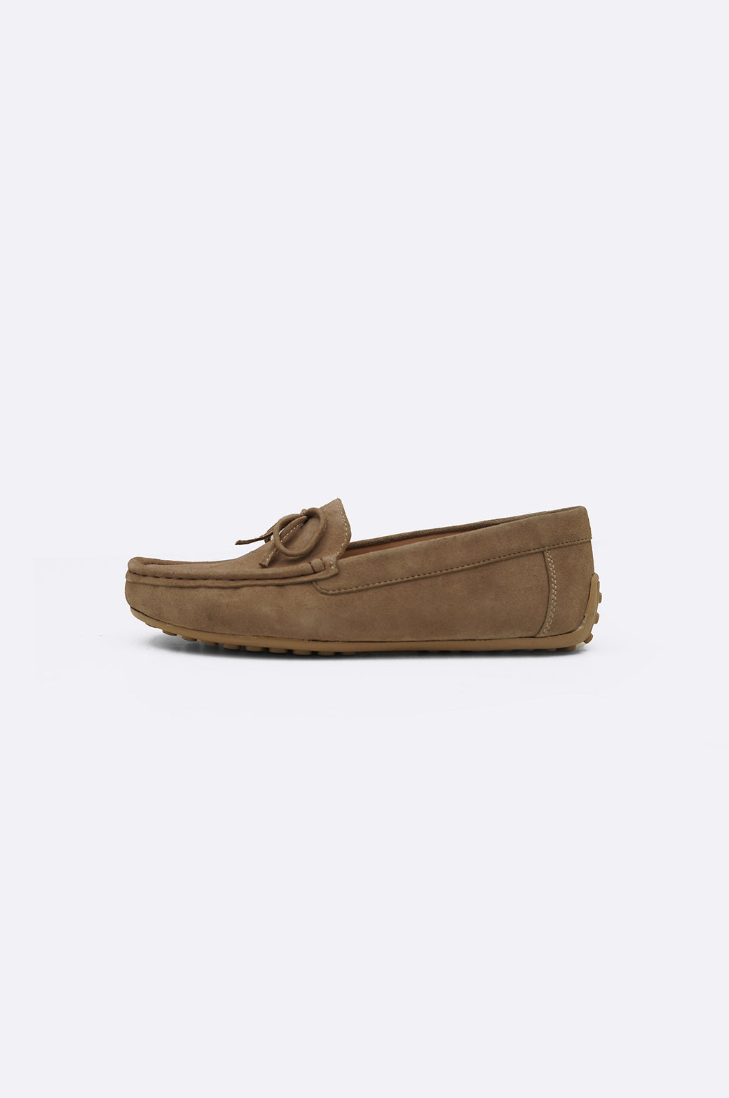 SAND REAL LEATHER LOAFERS