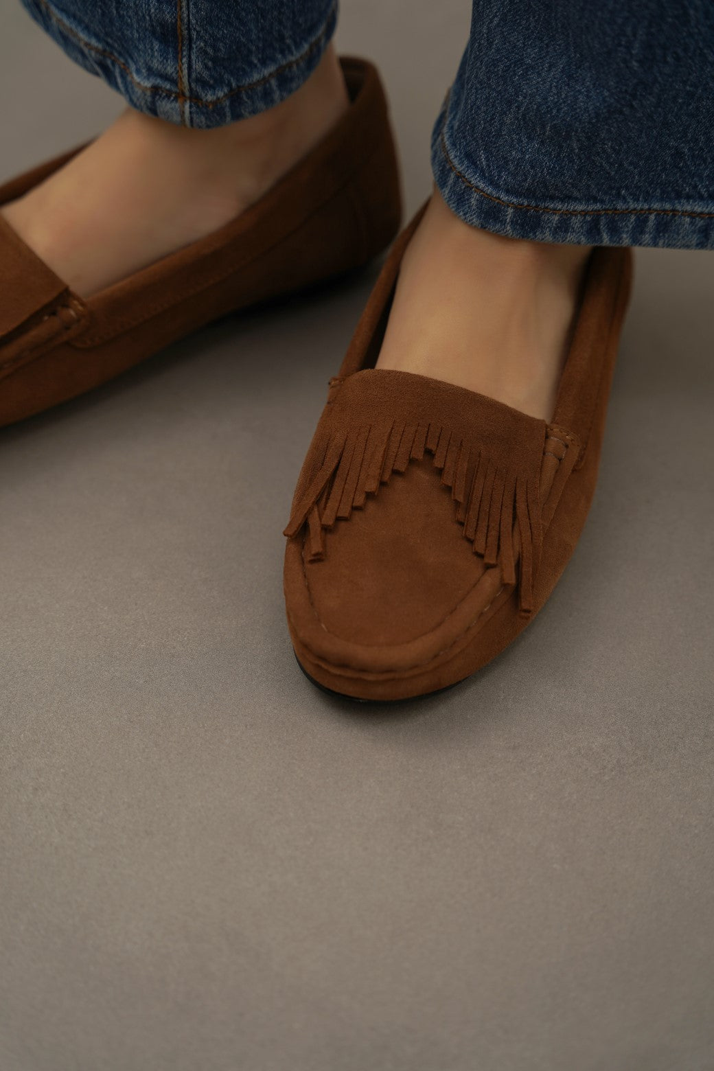 CARAMEL WOMAN LOAFERS