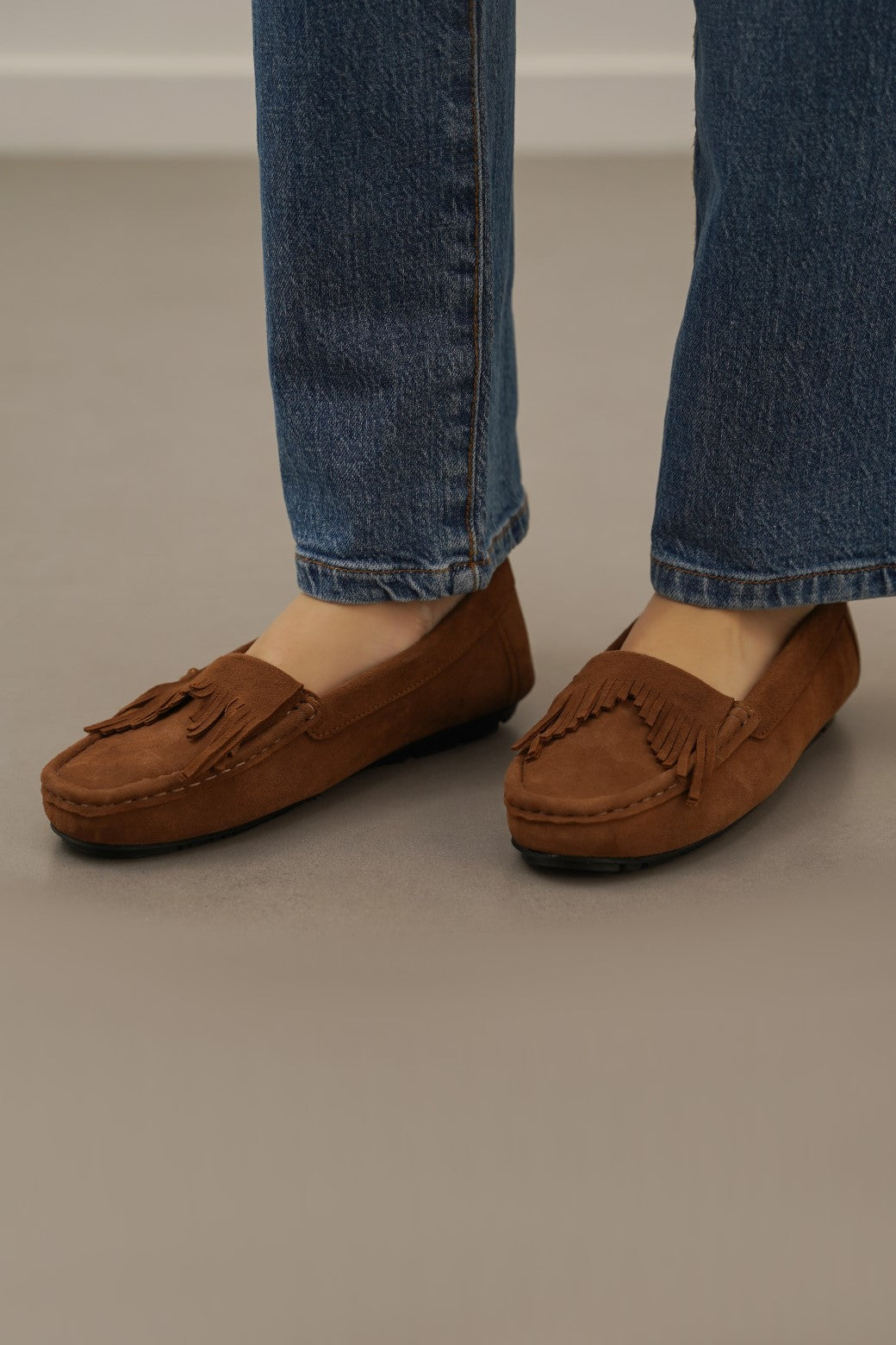 CARAMEL WOMAN LOAFERS