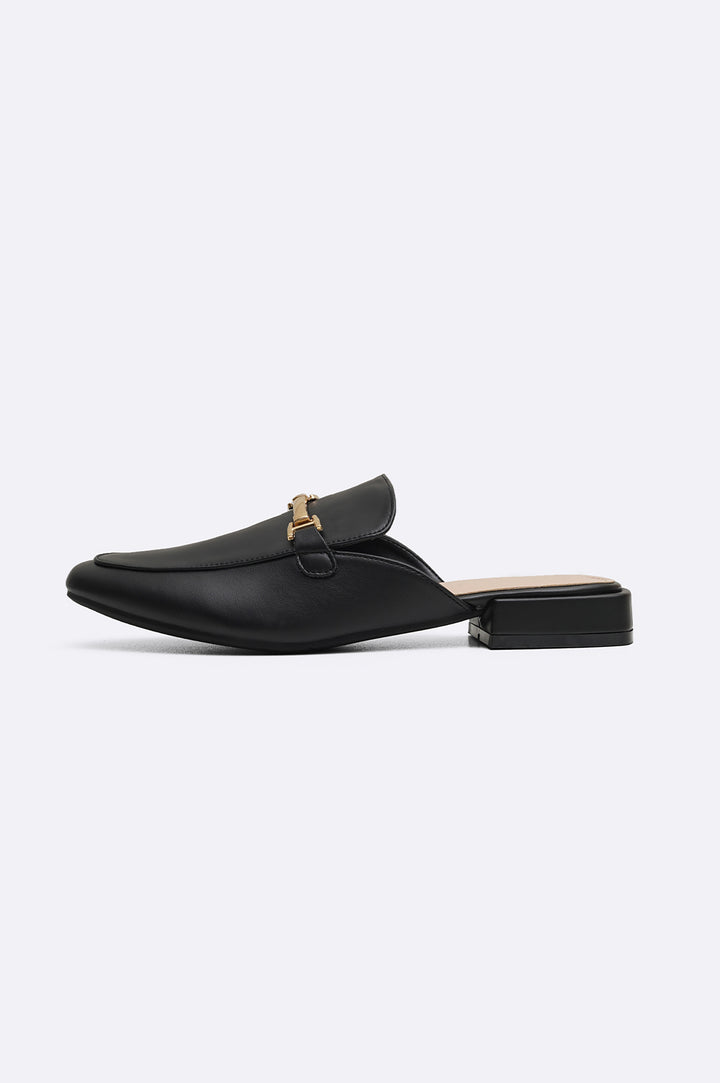 BLACK ALLANA MULES