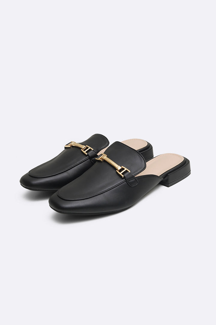 BLACK ALLANA MULES