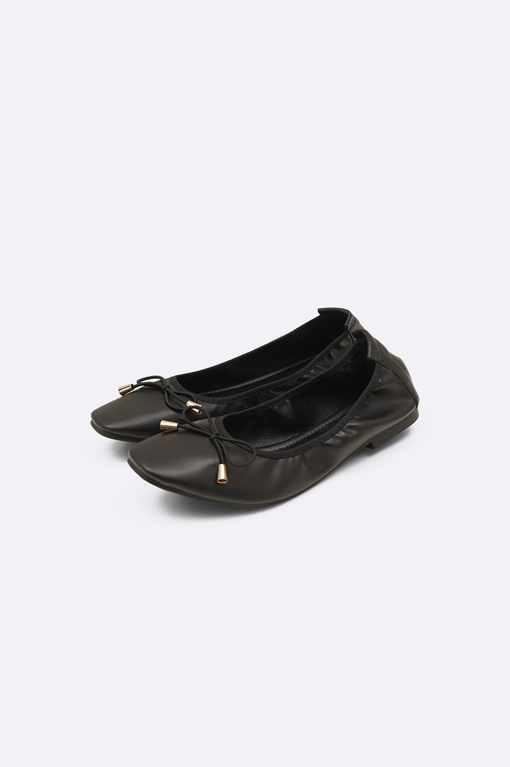 BLACK MAMA BALLET PUMPS