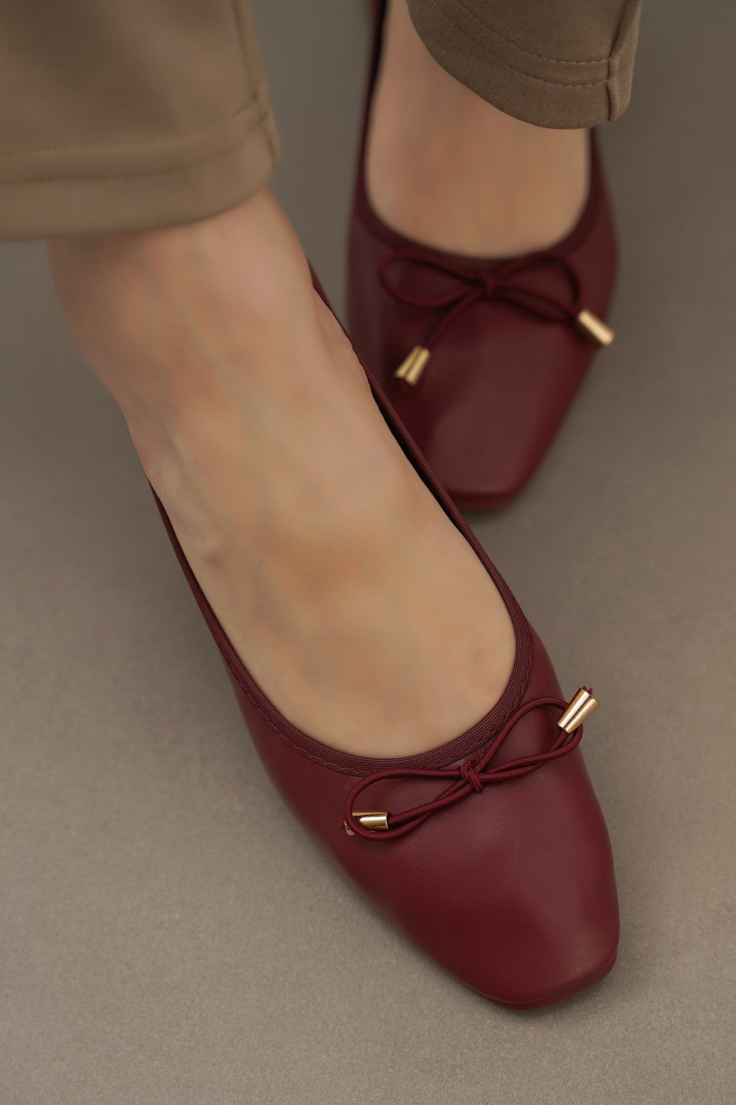 WINE MAMA BALLET PUMPS