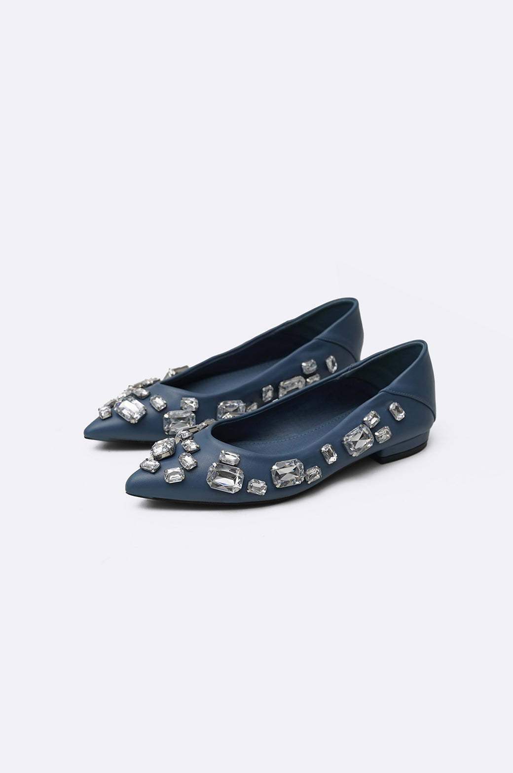 BLUE OVERSIZED STUD PUMPS