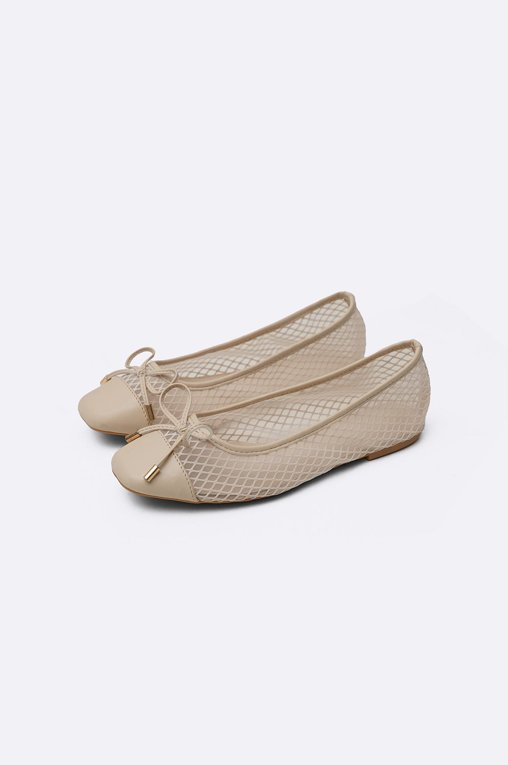 TAUPE BALLET FLATS