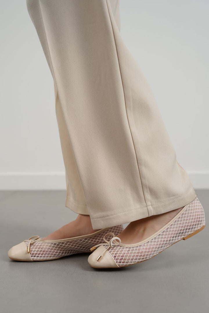 TAUPE BALLET FLATS