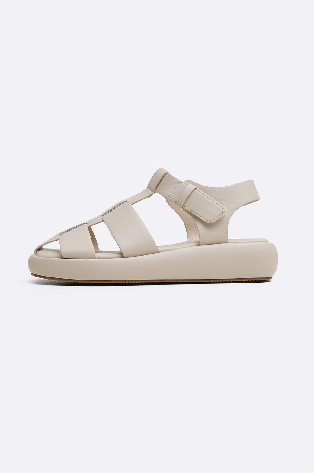 CREAM MAMA FISHERMAN SANDALS