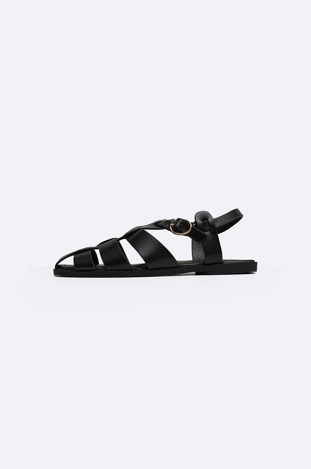 BLACK CLASSIC FISHERMAN'S SANDALS