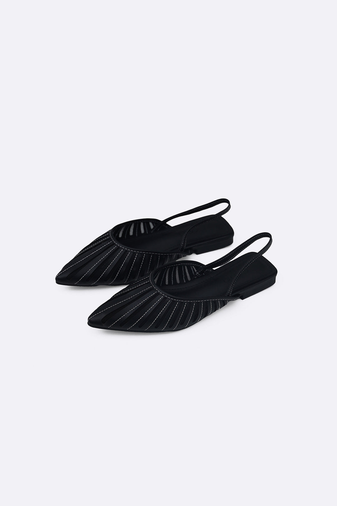 BLACK HORIZON SLINGBACKS